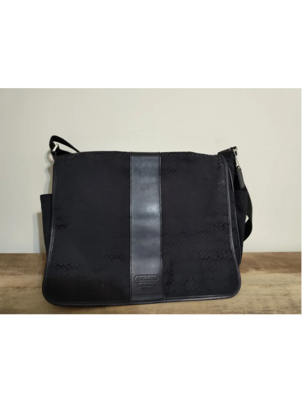 Unisex Coach Messenger Bag One Size Black